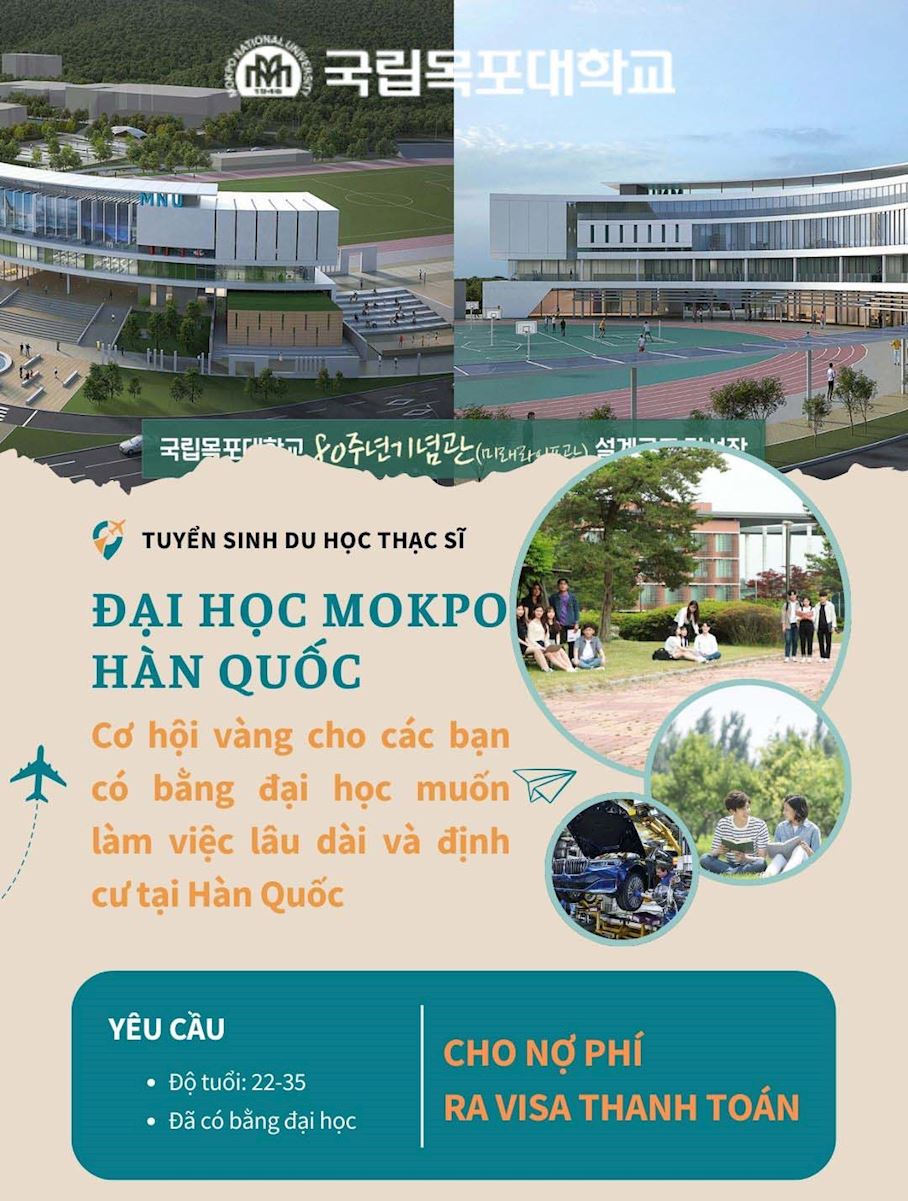Du học Thạc sĩ Đại học Mokpo: Mở ra tương lai sáng tại Hàn Quốc